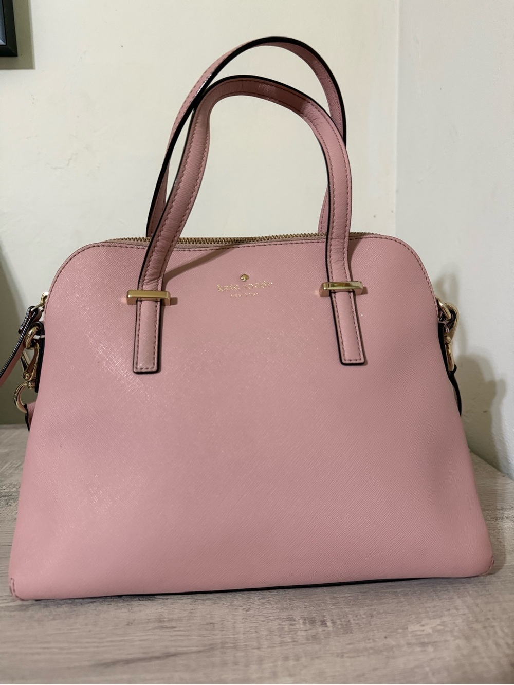 kate spade Light Pink Dome Satchel with Gold Hardware - Picture 4 of 7